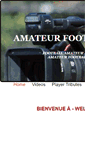 Mobile Screenshot of amateurfootballvideos.com